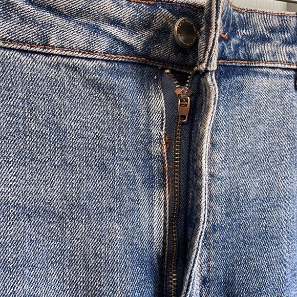 Primary Denim Co classic high waist raw hem ankle jeans 14 - Picture 5 of 7